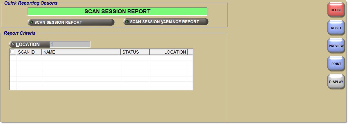 Scan Session Reports