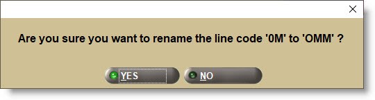 Line Code Rename